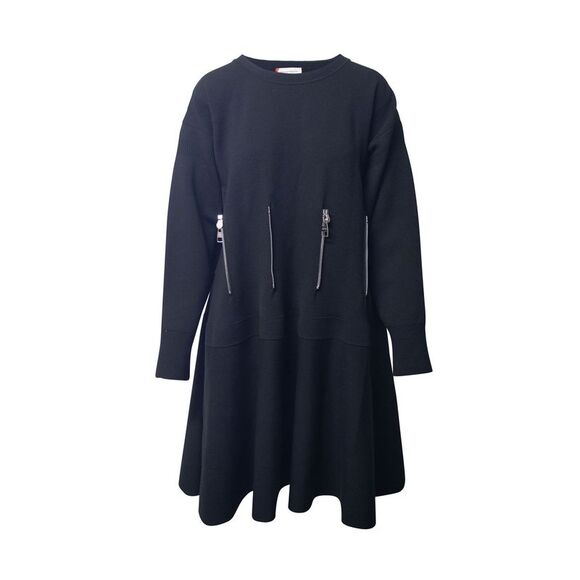 Alexander McQueen Dresses & Skirts - Alexander McQueen Pintuck Zip Dress in Black Wool